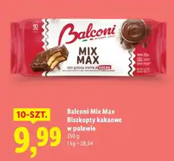 Lidl Biszkopty kakaowe w polewie Mix Max Balconi oferta