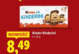Lidl Ciastka Kinder Kinderini 4-pak oferta