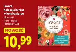 Lidl Kolekcja herbat w bombonierce 32 torebki Lovare oferta