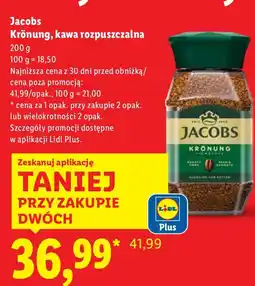Lidl Kawa rozpuszczalna 200g Krönung Jacobs oferta