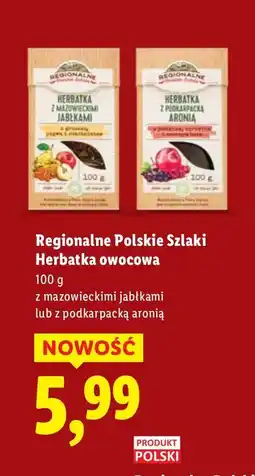 Lidl Herbatka owocowa z mazowieckimi jabłkami Regionalne Polskie Szlaki oferta
