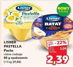 Kaufland Pasta Pastella Lisner 80g różne rodzaje oferta