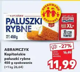 Kaufland Kapitańskie Paluszki rybne Abramczyk 450g oferta