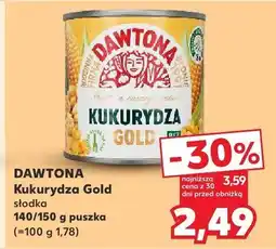 Kaufland Kukurydza Gold słodka Dawtona oferta