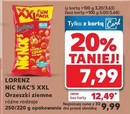 Kaufland Orzeszki ziemne Nic Nac's XXL różne rodzaje Lorenz oferta