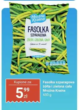 Biedronka Fasolka szparagowa żółta i zielona cała 450 g Mroźna Kraina oferta