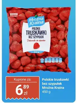 Biedronka Truskawki Polskie bez szypułek 450 g Mroźna Kraina oferta