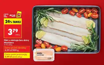 Biedronka Filet z mintaja bez skóry Marinero oferta