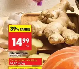 Biedronka Imbir na wagę Biedronka oferta