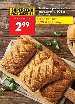 Biedronka Ciastko z pomidorami i mozzarellą 105g Biedronka oferta