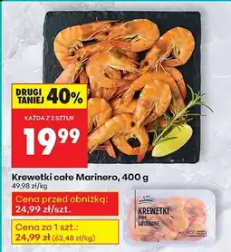 Biedronka Krewetki całe Marinero 400 g oferta