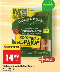 Biedronka Kiełbaski śląskie Dolina Dobra XXL 400g oferta