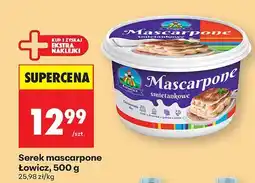 Biedronka Serek mascarpone Łowicz 500g oferta