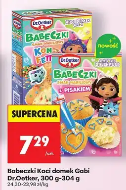 Biedronka Babeczki Koci domek Gabi Dr.Oetker, 300 g-304 g oferta