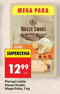 Biedronka Pierogi ruskie Nasze Smaki Mega Paka 1kg oferta