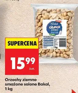 Biedronka Orzechy ziemne smażone solone Bakal 1kg oferta