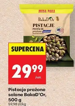 Biedronka Pistacje prażone solone Bakal'O'r 500g oferta