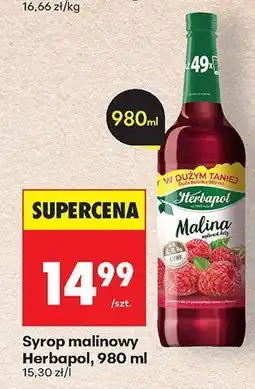 Biedronka Syrop malinowy Herbapol 980 ml oferta