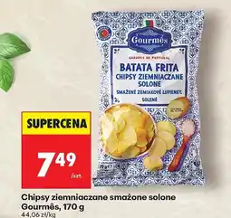 Biedronka Chipsy ziemniaczane smażone solone Gourmês oferta