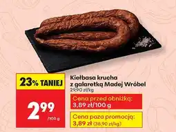 Biedronka Kiełbasa krucha z galaretką Madej Wróbel oferta