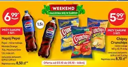 Żabka Chipsy Crunchips różne rodzaje 140 g oferta