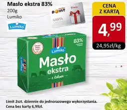 Market Point Masło ekstra 83% 200g Lumiko oferta