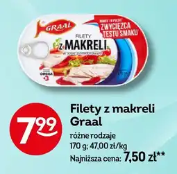 Żabka Filety z makreli Graal 170g oferta