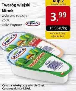 Market Point Twaróg wiejski klinek 250g OSM Piątnica oferta