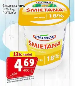 Prim Market Śmietana 18% 400 g Piątnica oferta