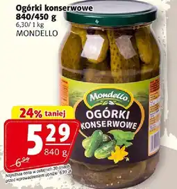 Prim Market Ogórki konserwowe 450 g MONDELLO oferta