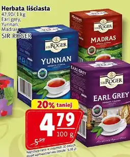 Prim Market Herbata liściasta Yunnan, Madras, Earl Grey Sir Roger oferta
