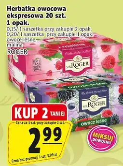 Prim Market Herbatka owocowa ekspresowa 20 szt. owoce leśne Sir Roger oferta