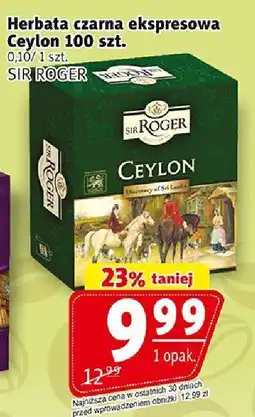 Prim Market Herbata czarna ekspresowa Ceylon 100 szt. Sir Roger oferta