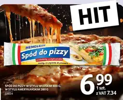 Selgros Spód do pizzy w stylu włoskim 400g Henglein oferta