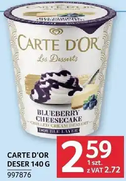Selgros Carte d'or deser 140g oferta