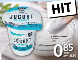 Selgros Jogurt naturalny 3% 150g Gucio oferta