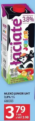 Selgros Mleko junior UHT 3.8% 1l Łaciate oferta