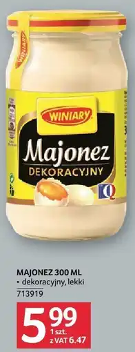Selgros Majonez dekoracyjny 300ml Winiary oferta