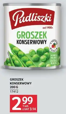 Selgros Groszek konserwowy 200g Pudliszki oferta