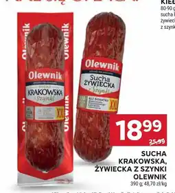 Stokrotka Sucha krakowska, żywiecka z szynki Olewnik 390 g oferta