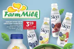 Stokrotka Jogurt pitny Skyr owocowy Farm Milk oferta