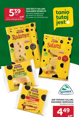 Stokrotka Ser topiony Salami, Radamer, Serenada 130g oferta