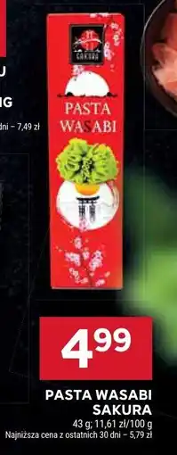 Stokrotka Pasta wasabi Sakura 43 g oferta