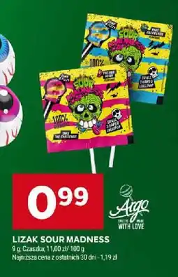 Stokrotka Lizak Sour Madness 9g Argo oferta