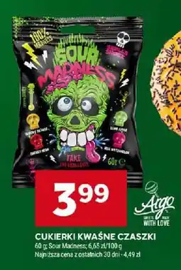 Stokrotka Cukierki kwaśne czaszki 60g Sour Madness oferta