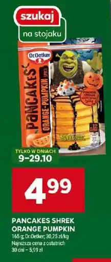 Stokrotka Pancakes Shrek Orange Pumpkin 165g Dr. Oetker oferta