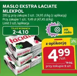Stokrotka Masło ekstra łaciate Mlekpol 200g oferta