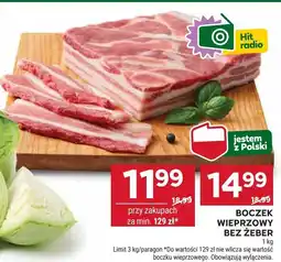Stokrotka Boczek wieprzowy bez żeber 1kg Stokrotka oferta