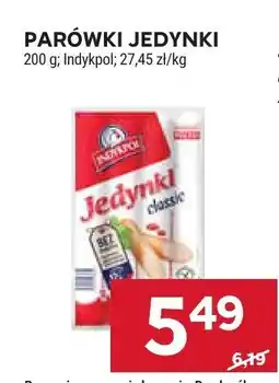 Stokrotka Parówki Jedynki 200g Indykpol oferta