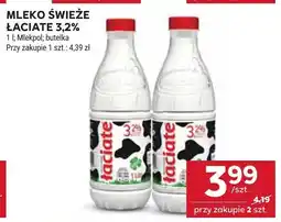 Stokrotka Mleko świeże Łaciate 3.2% 1l Mlekpol oferta